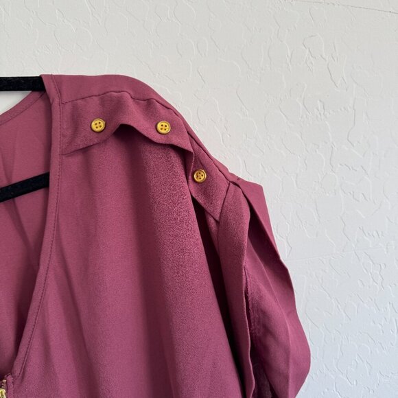 Speed Limit MPH Top | Drawstring Waist, Zip Front | Size 1X - Picture 4 of 6